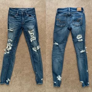 American Eagle distressed jeans